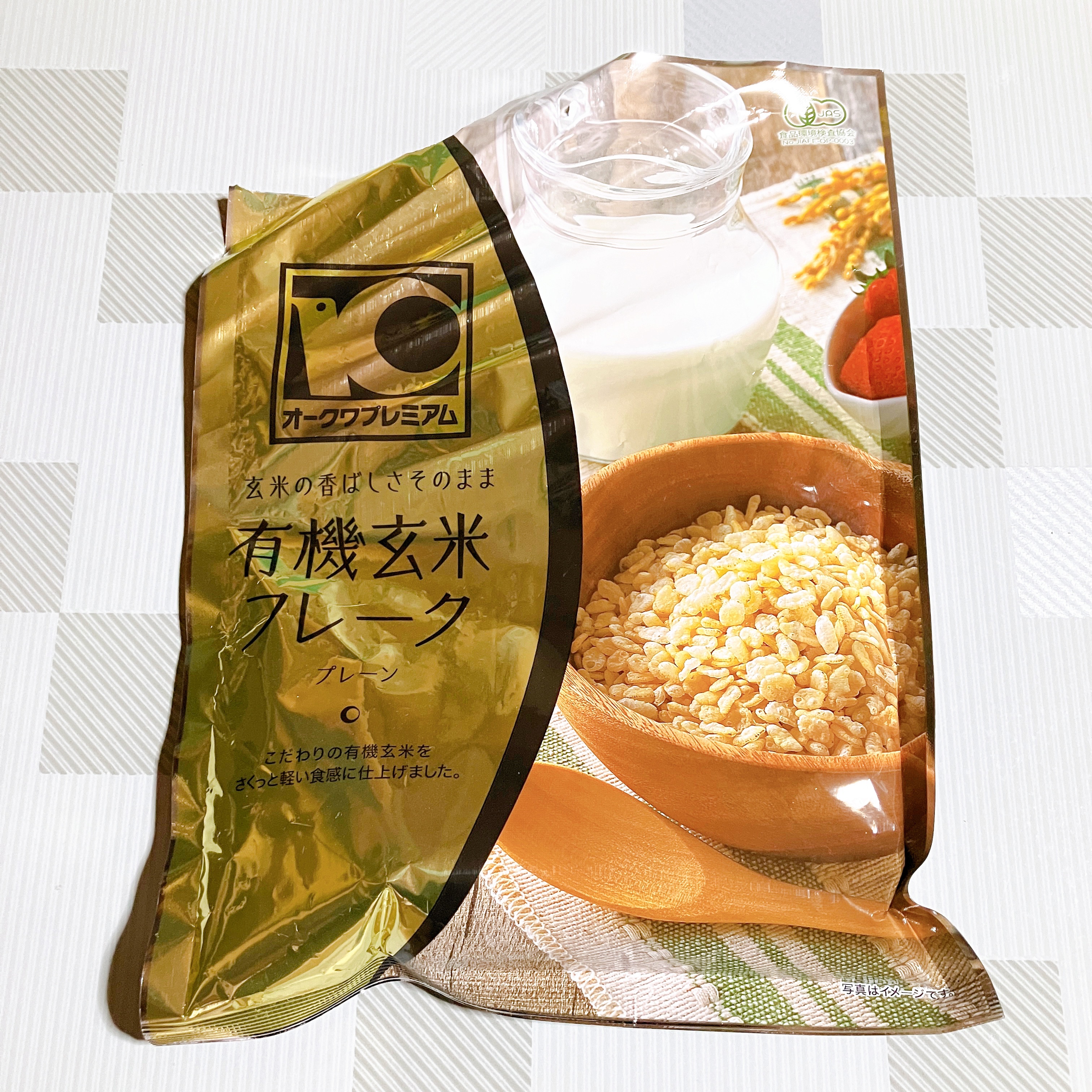 オークワプレミアム 有機玄米フレーク