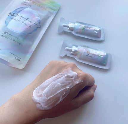 ザビューティ うるツヤチャージヘアパック/エッセンシャル/ヘアマスク・ヘアパックを使ったクチコミ(4枚目)