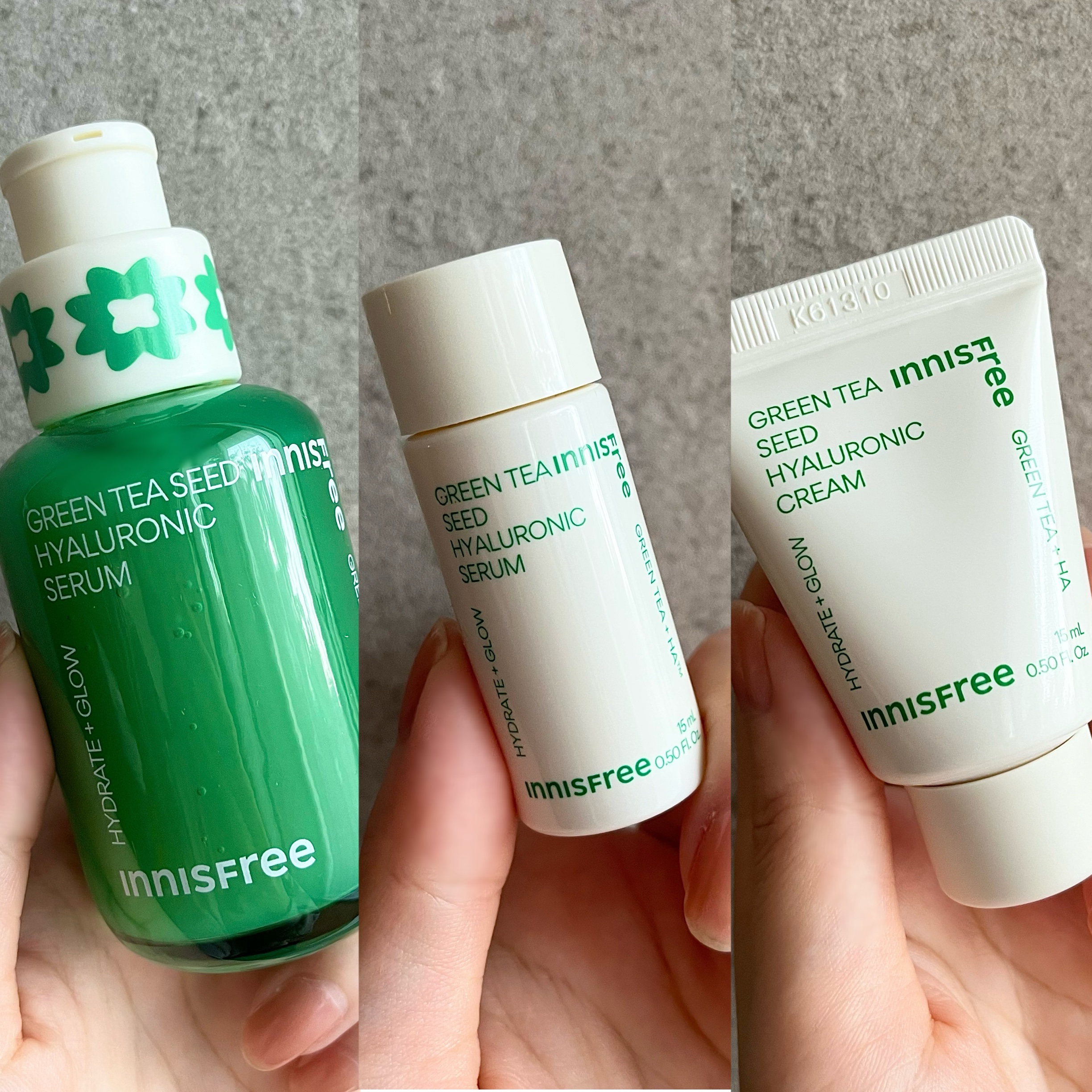 グリーンティーシード ヒアルロン セラム　/innisfree/美容液を使ったクチコミ（2枚目）