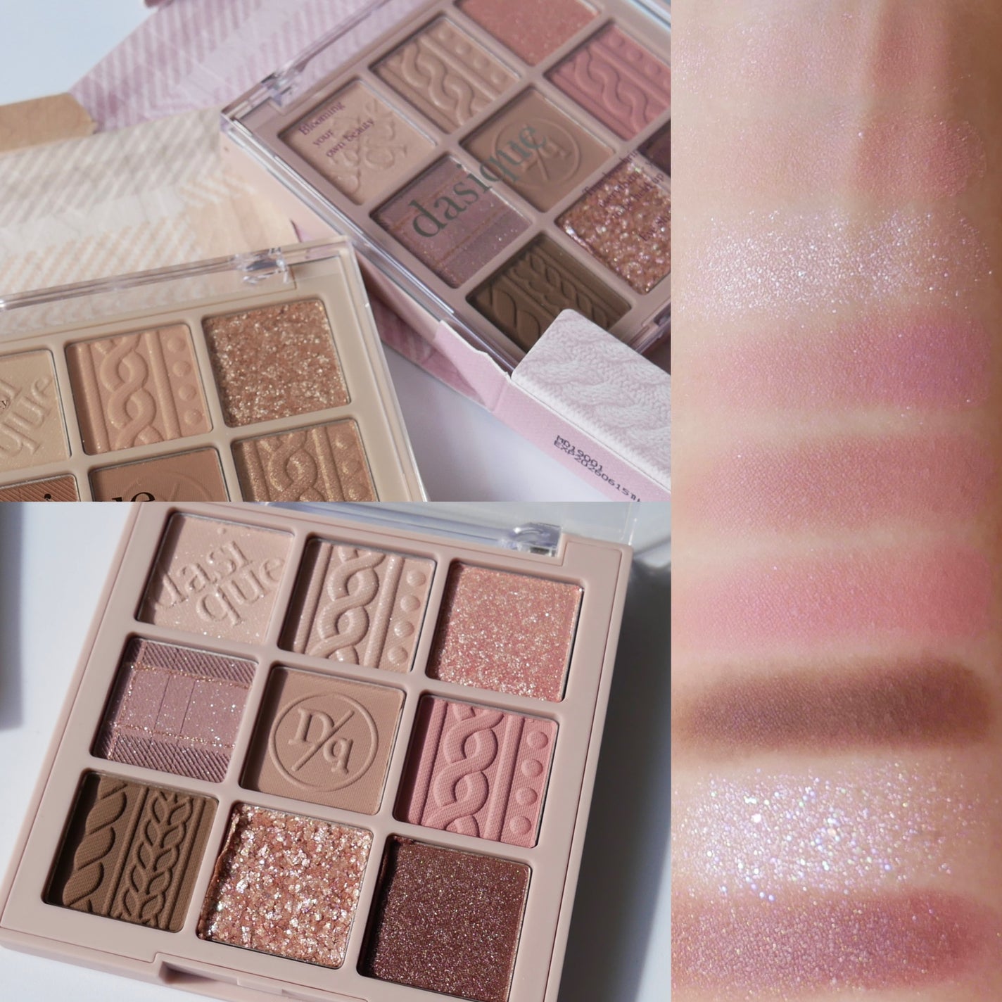 シャドウパレット/dasique/アイシャドウパレットを使ったクチコミ(3枚目)