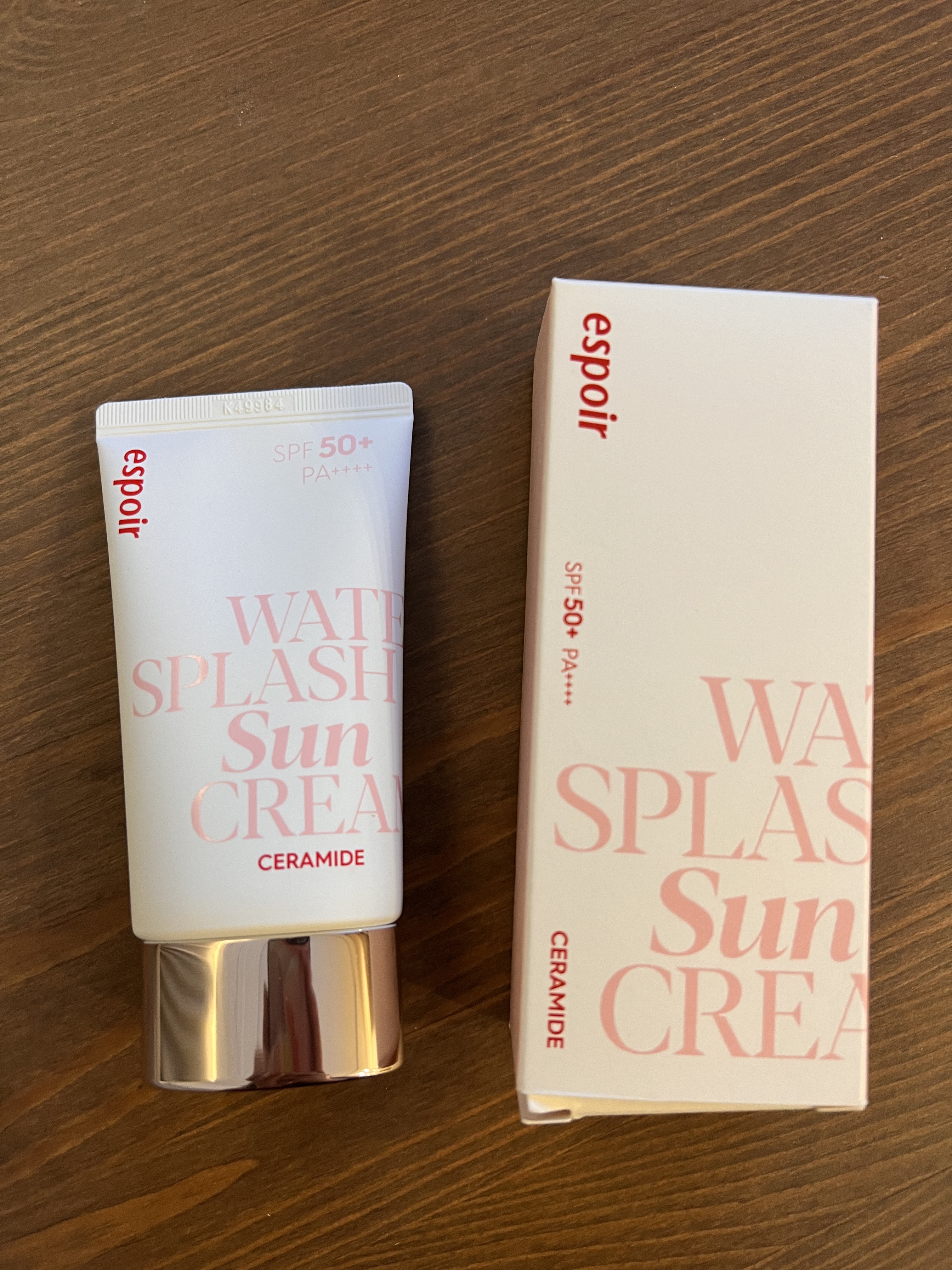 ウォータースプラッシュサンクリーム セラミド/espoir/日焼け止めクリームを使ったクチコミ（1枚目）