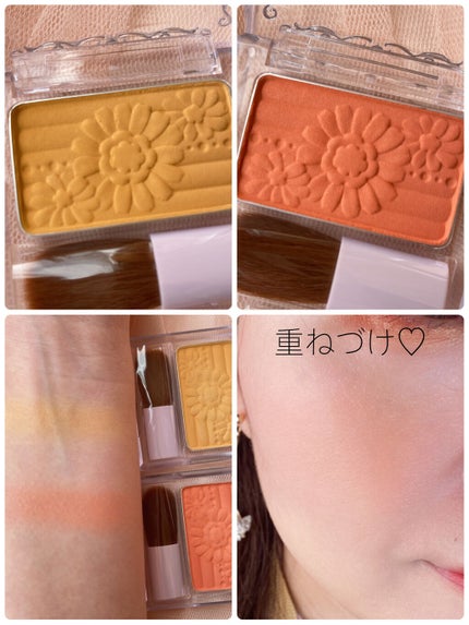 【旧品】パウダーチークス/キャンメイク/パウダーチークを使ったクチコミ(2枚目)