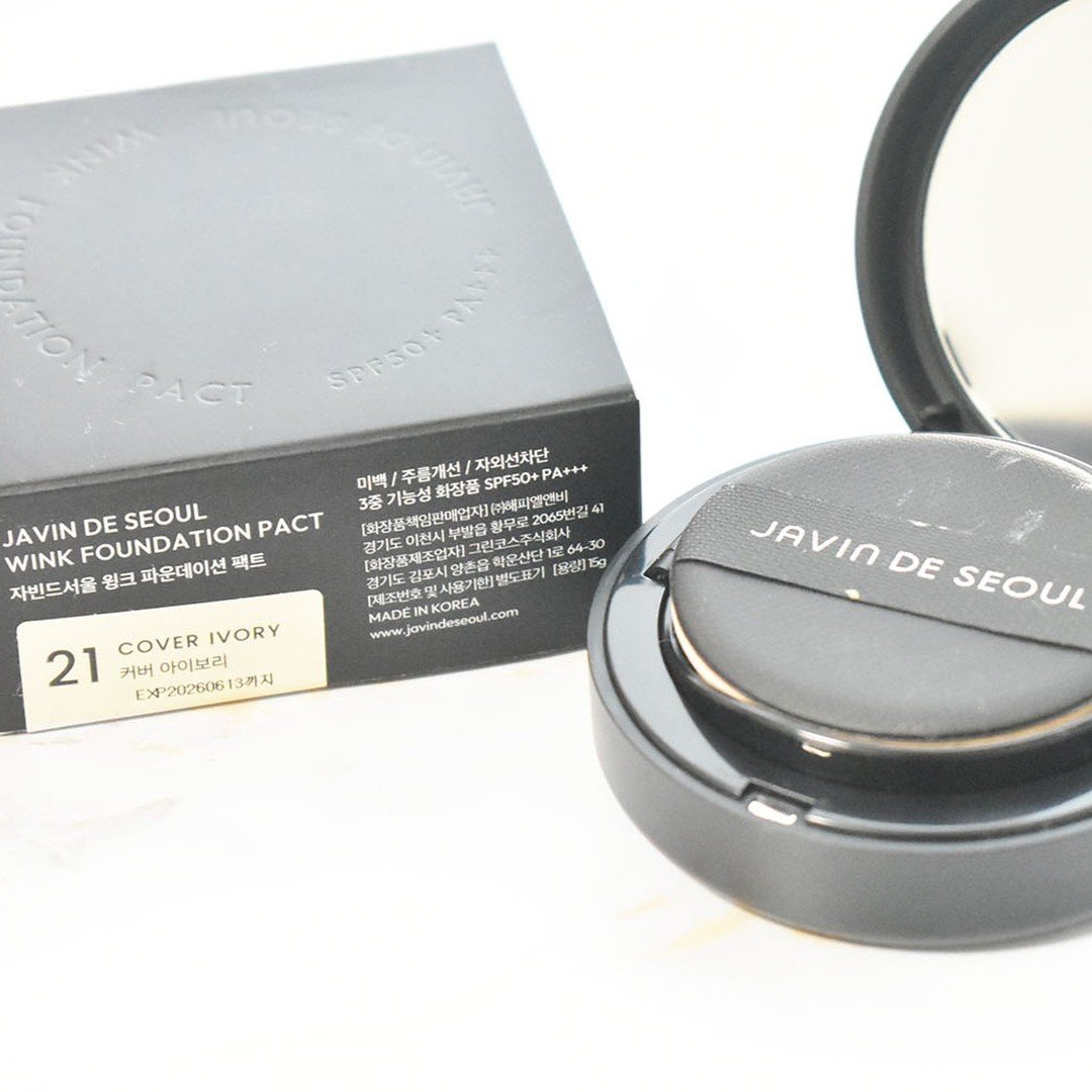 ジャビンドゥソウル ウインクファンデーションパクト/Javin De Seoul/クッションファンデーションを使ったクチコミ（2枚目）