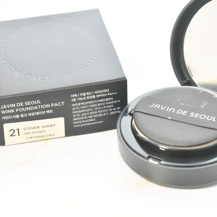 ジャビンドゥソウル ウインクファンデーションパクト/Javin De Seoul/クッションファンデーションを使ったクチコミ(2枚目)