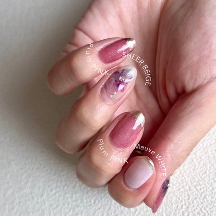 ジェルネイル(ライト対応)/セリア/ジェルネイルを使ったクチコミ(2枚目)