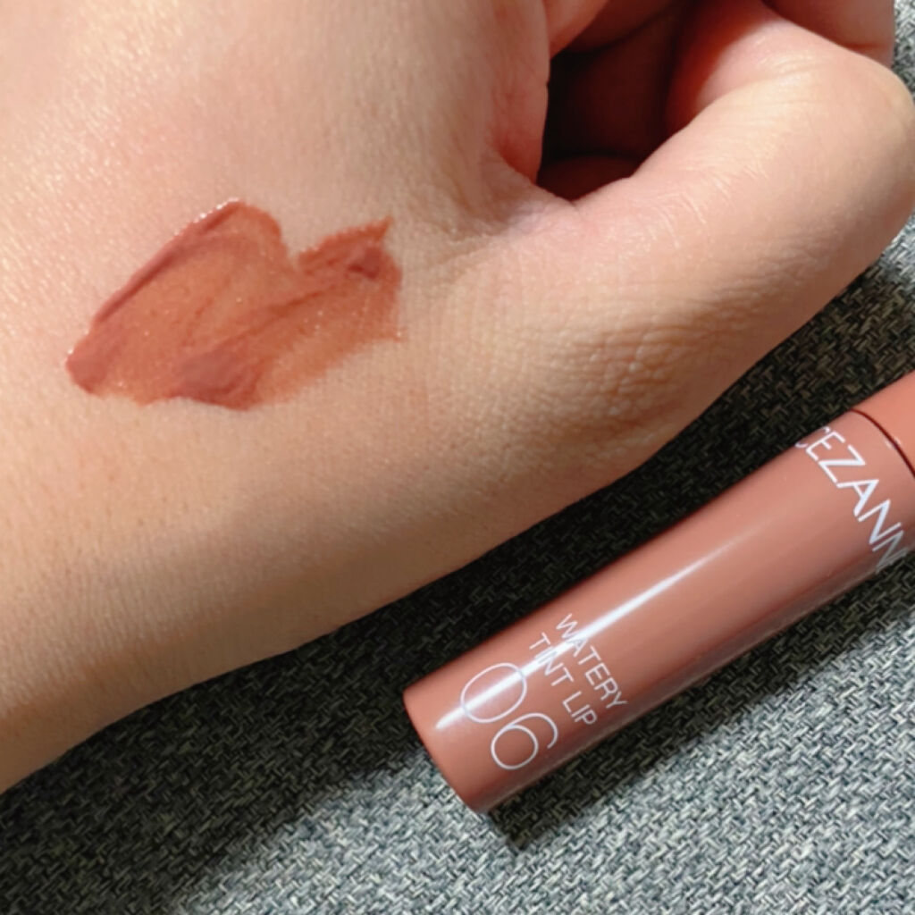 ウォータリーティントリップ/CEZANNE/リップティントを使ったクチコミ（3枚目）