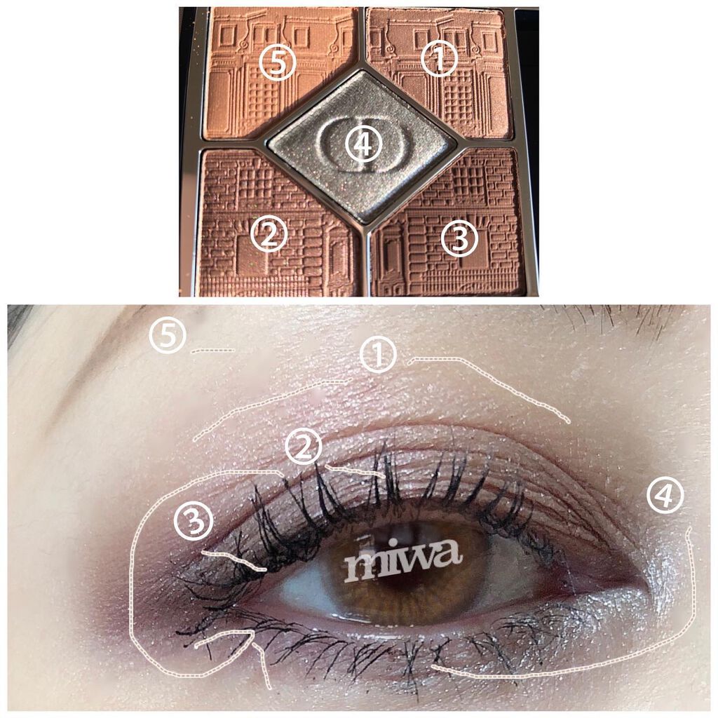 サンク クルール クチュール 〈アトリエ オブ ドリームズ〉 739 ハウス オブ ドリームズ/Dior/アイシャドウパレットを使ったクチコミ（3枚目）