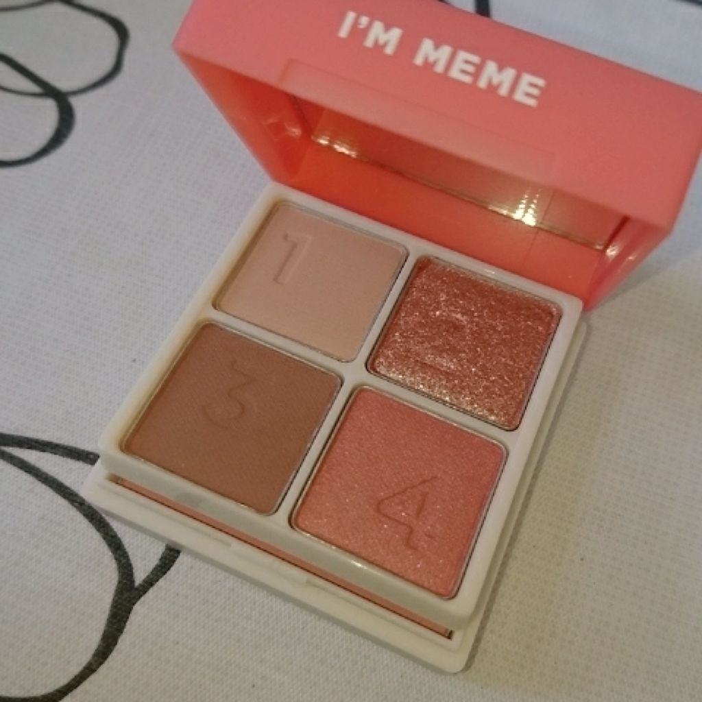 マルチキューブ/i’m meme/アイシャドウパレットを使ったクチコミ(2枚目)