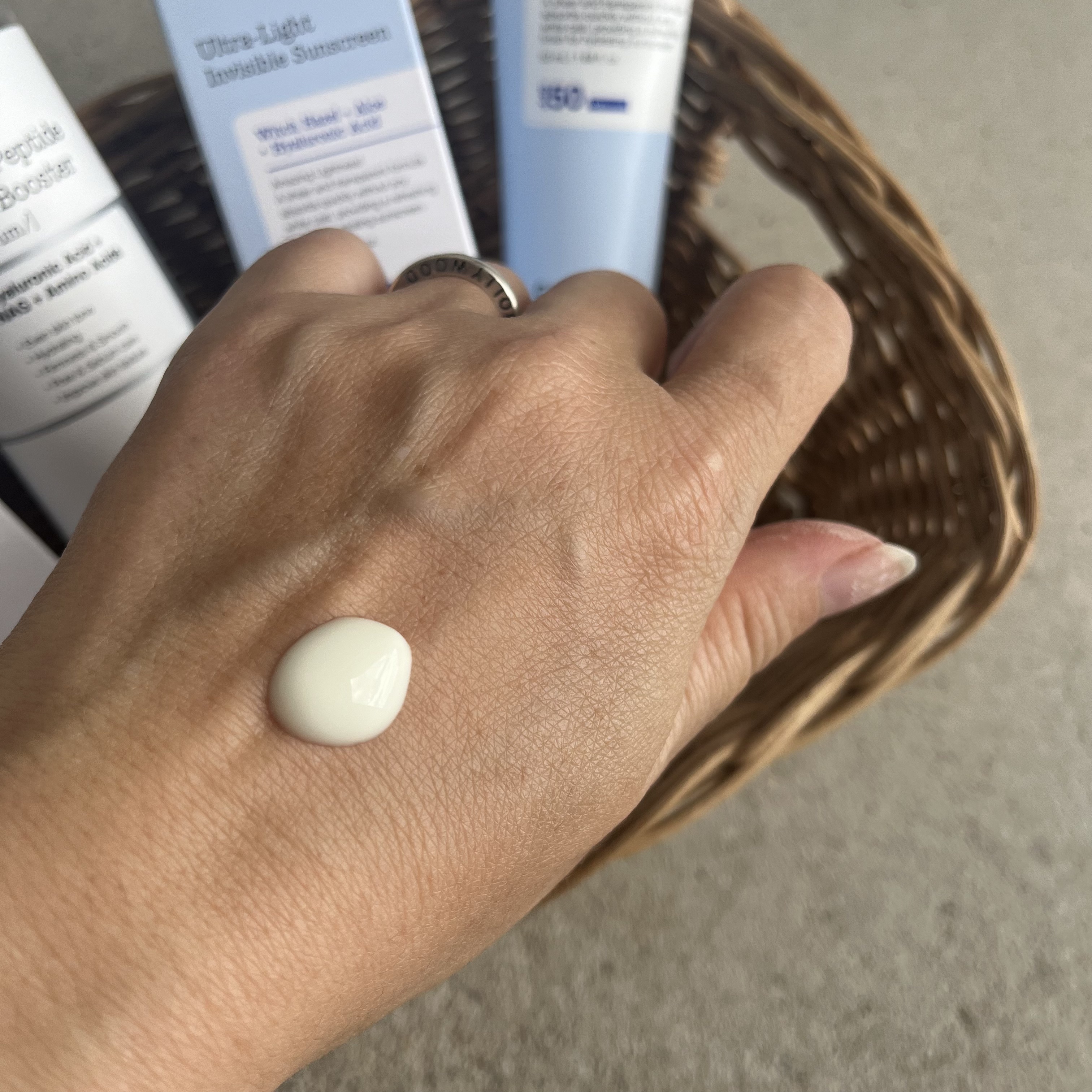 ウルトラライト透明UVクリーム/COSRX/日焼け止めクリームを使ったクチコミ（3枚目）