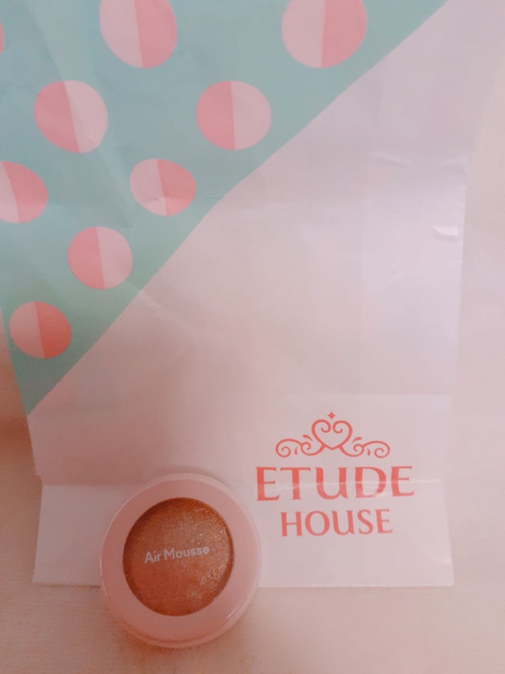 ピクニック エアームースアイズ/ETUDE/ジェル・クリームアイシャドウを使ったクチコミ(1枚目)