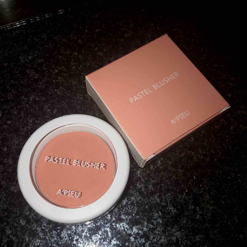 アピュー パステルブラッシャー/A’pieu/パウダーチークを使ったクチコミ(2枚目)