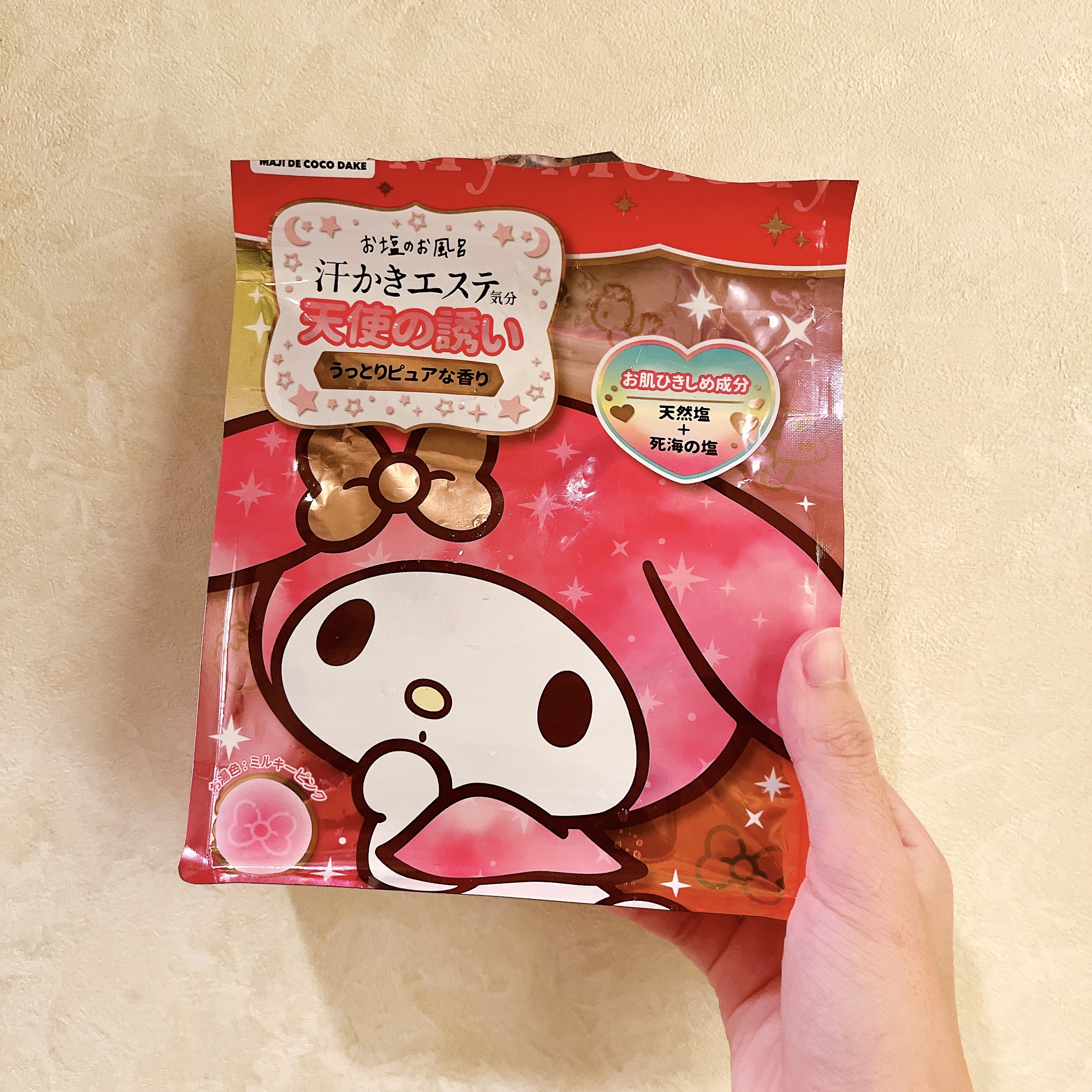 汗かきエステ気分 天使の誘い/マックス/無機塩系入浴剤を使ったクチコミ（1枚目）