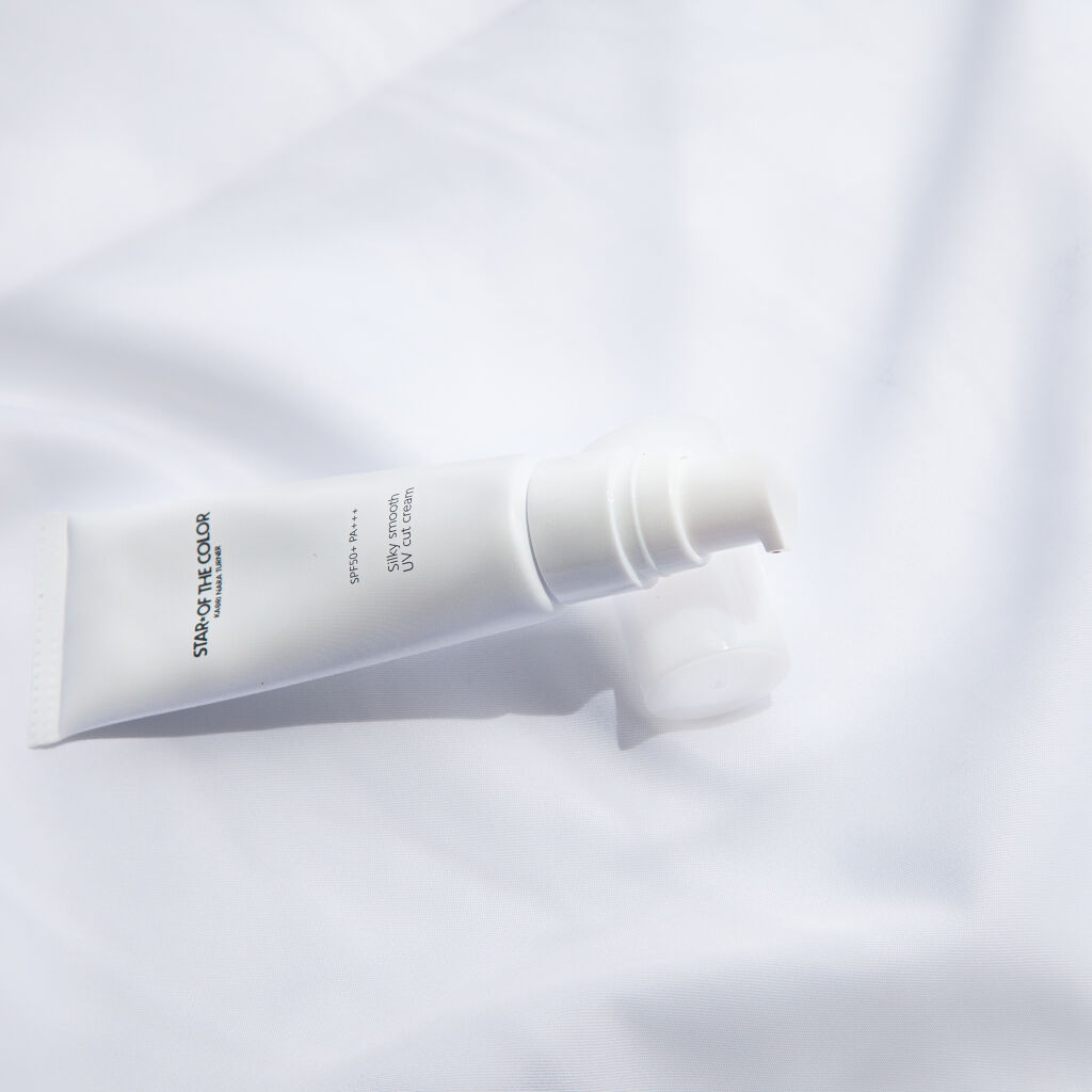 シルキースムースUVカットクリーム/STAR OF THE COLOR/日焼け止めクリームを使ったクチコミ（1枚目）