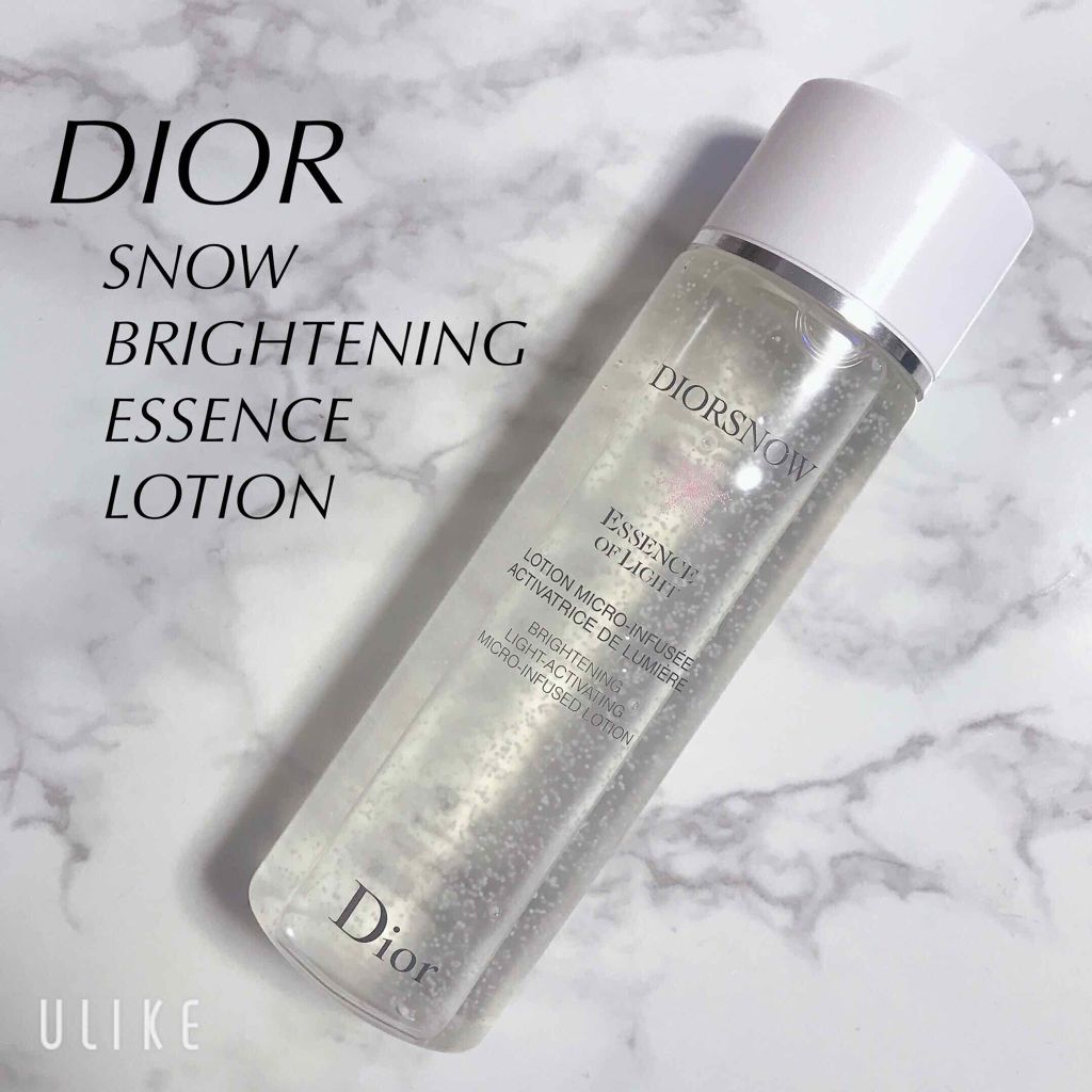 スノー ブライトニング エッセンスローション/Dior/化粧水を使ったクチコミ（1枚目）