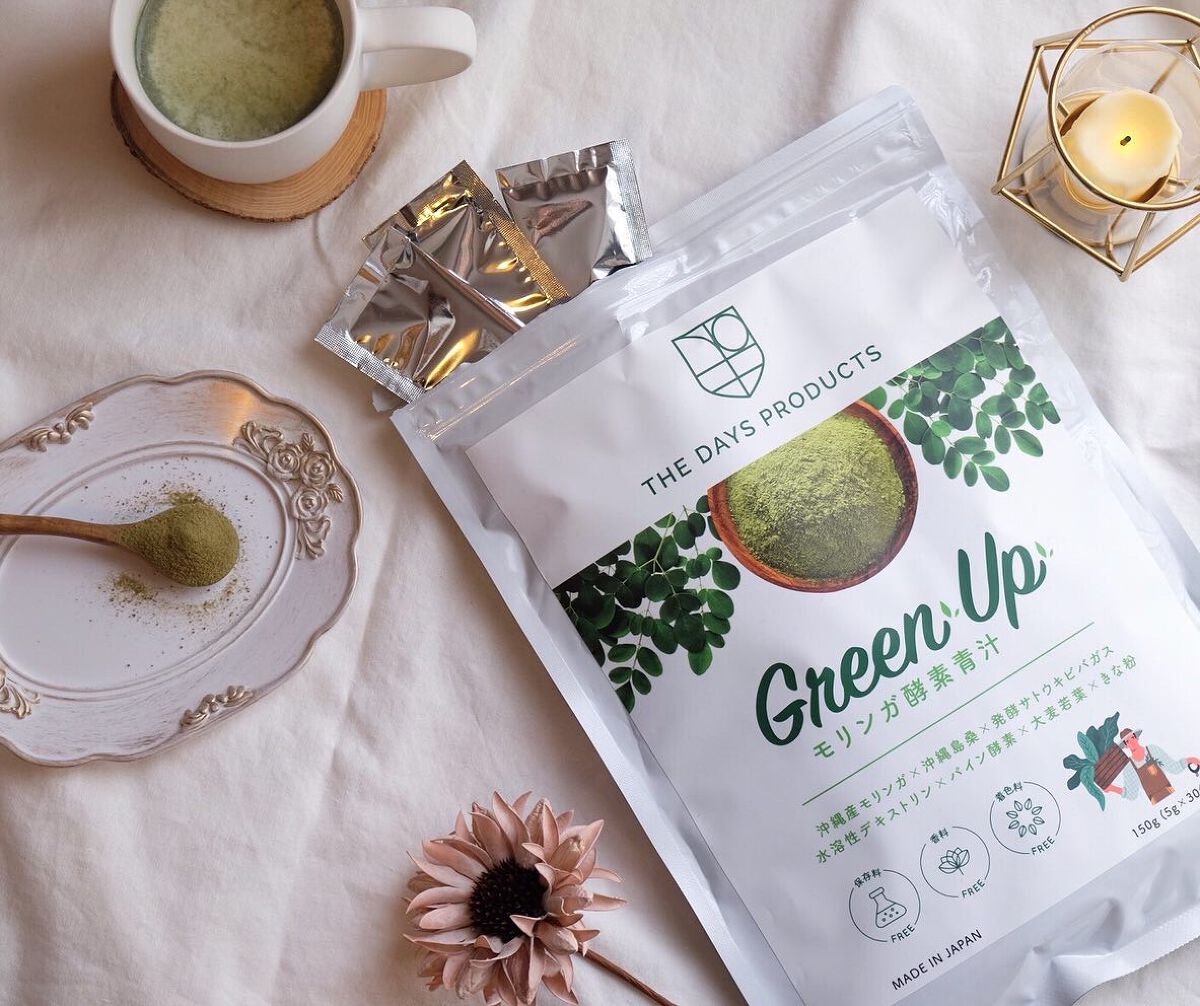 Green Upモリンガ酵素青汁/THE DAYS PRODUCTS/青汁を使ったクチコミ(2枚目)