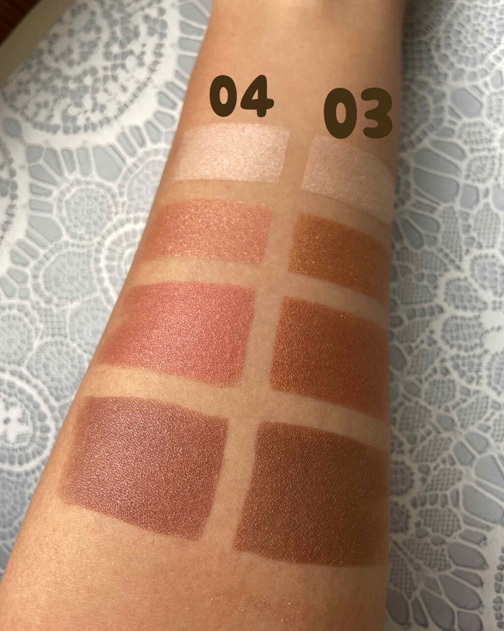 シルキースフレアイズ/キャンメイク/アイシャドウパレットを使ったクチコミ(3枚目)