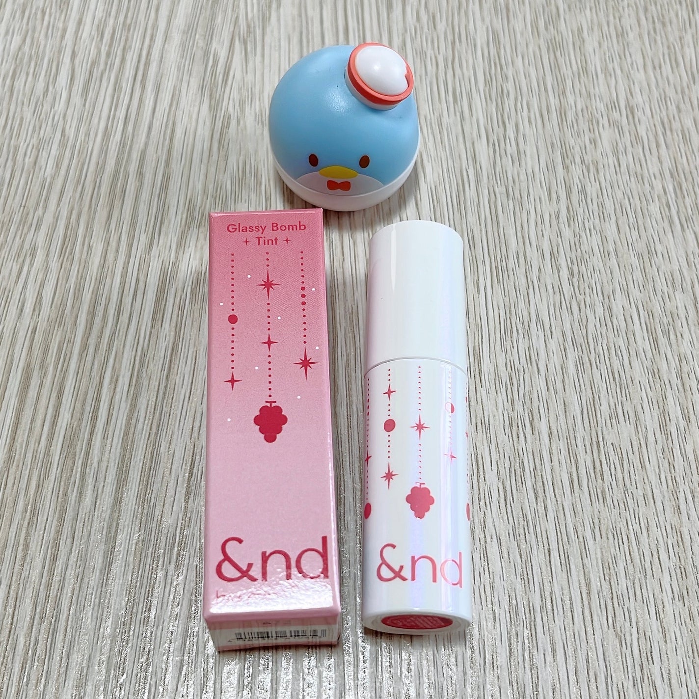 アンドバイロムアンド グラッシーボムティント/&nd by rom&nd/リップティントを使ったクチコミ(4枚目)