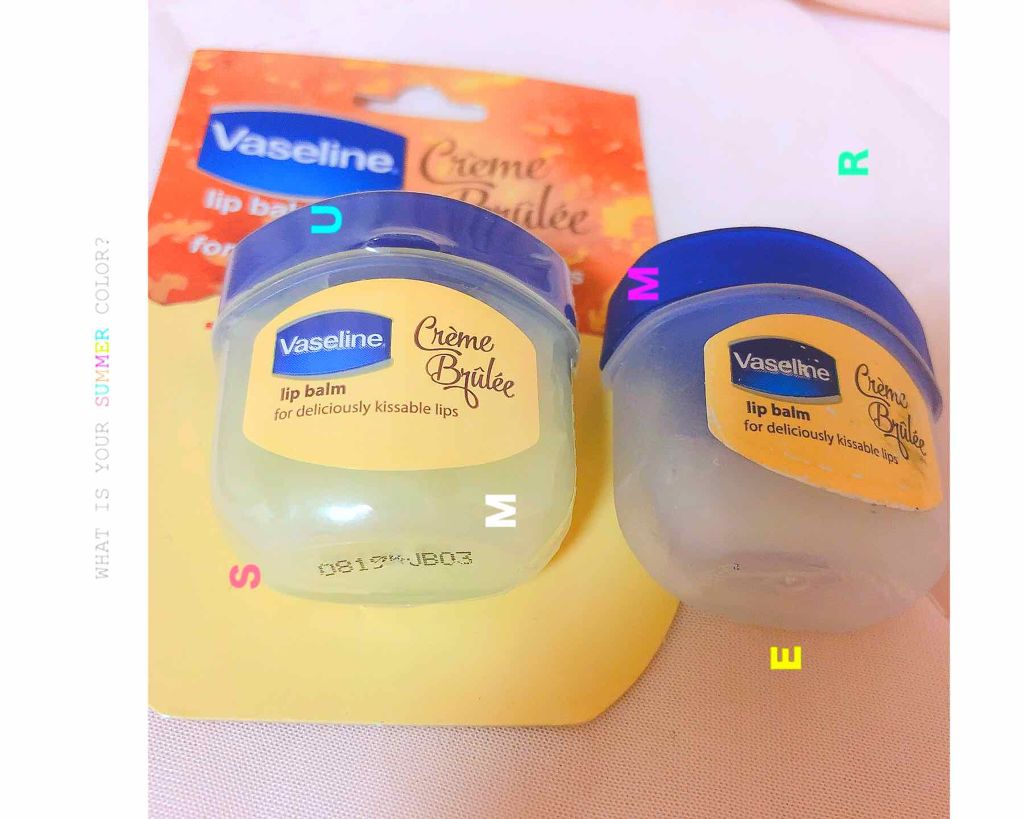 リップ クレームブリュレ/ヴァセリン/リップケアを使ったクチコミ(1枚目)