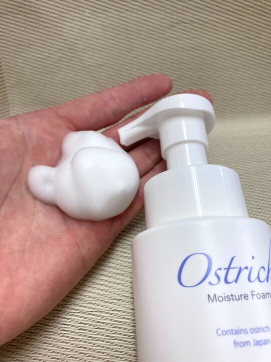 オーストリッチモイスチャーフォーム/美里オーストリッチファーム/泡洗顔を使ったクチコミ（2枚目）