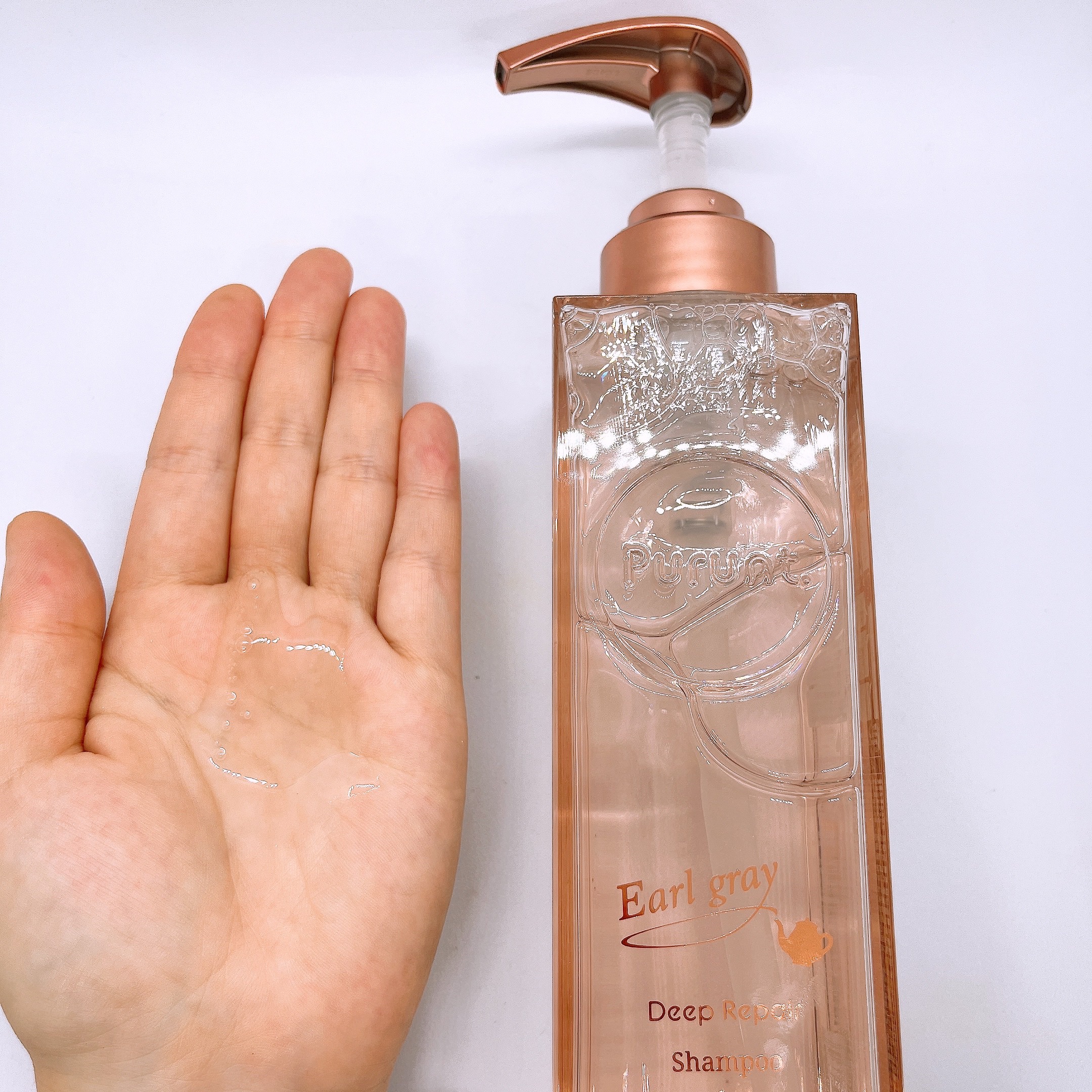 プルント ディープリペアペアセット アールグレイ N/Purunt./市販シャンプーを使ったクチコミ（2枚目）