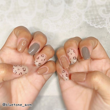 セミキュアジェルネイル(ハンド)/ohora/ネイルシールを使ったクチコミ(2枚目)
