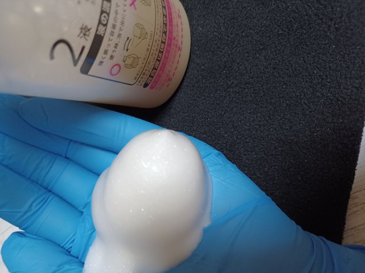 泡カラー 白髪用/ブローネ/ヘアカラーを使ったクチコミ(4枚目)