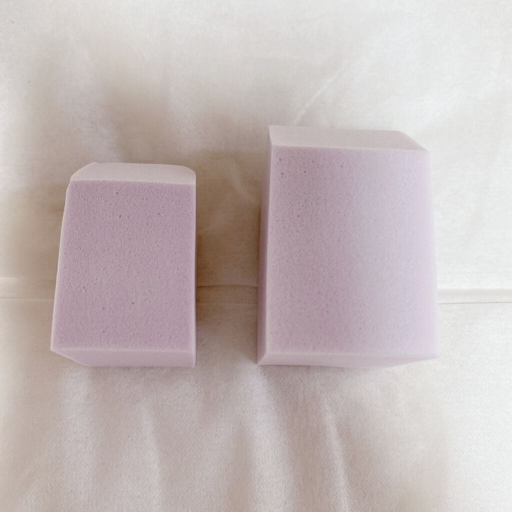 メイクアップスポンジ(バリューパック、ハウス型、14個)/DAISO/パフ・スポンジを使ったクチコミ(3枚目)