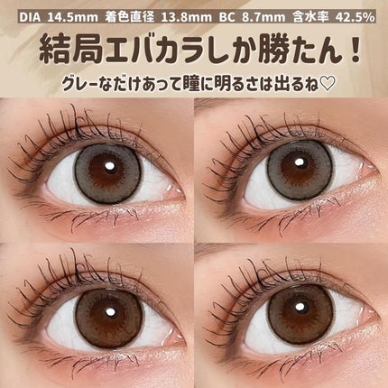 エバーカラーワンデー ナチュラル/エバーカラー/ワンデー(1DAY)カラコンを使ったクチコミ(4枚目)