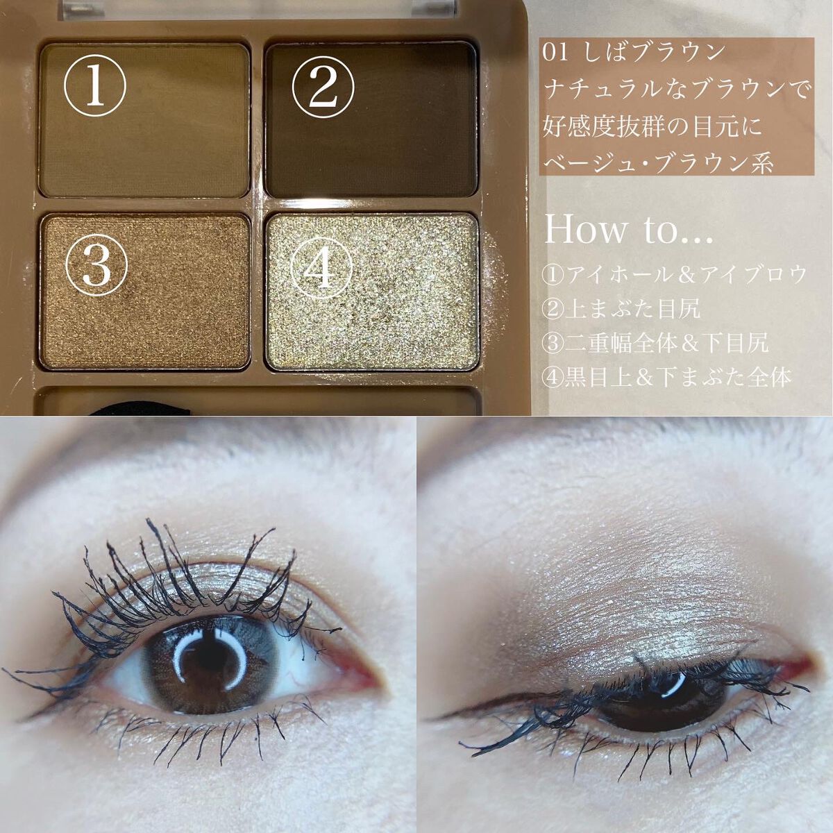 わんだふるアイカラー/KIREI FACTORY/アイシャドウパレットを使ったクチコミ(2枚目)