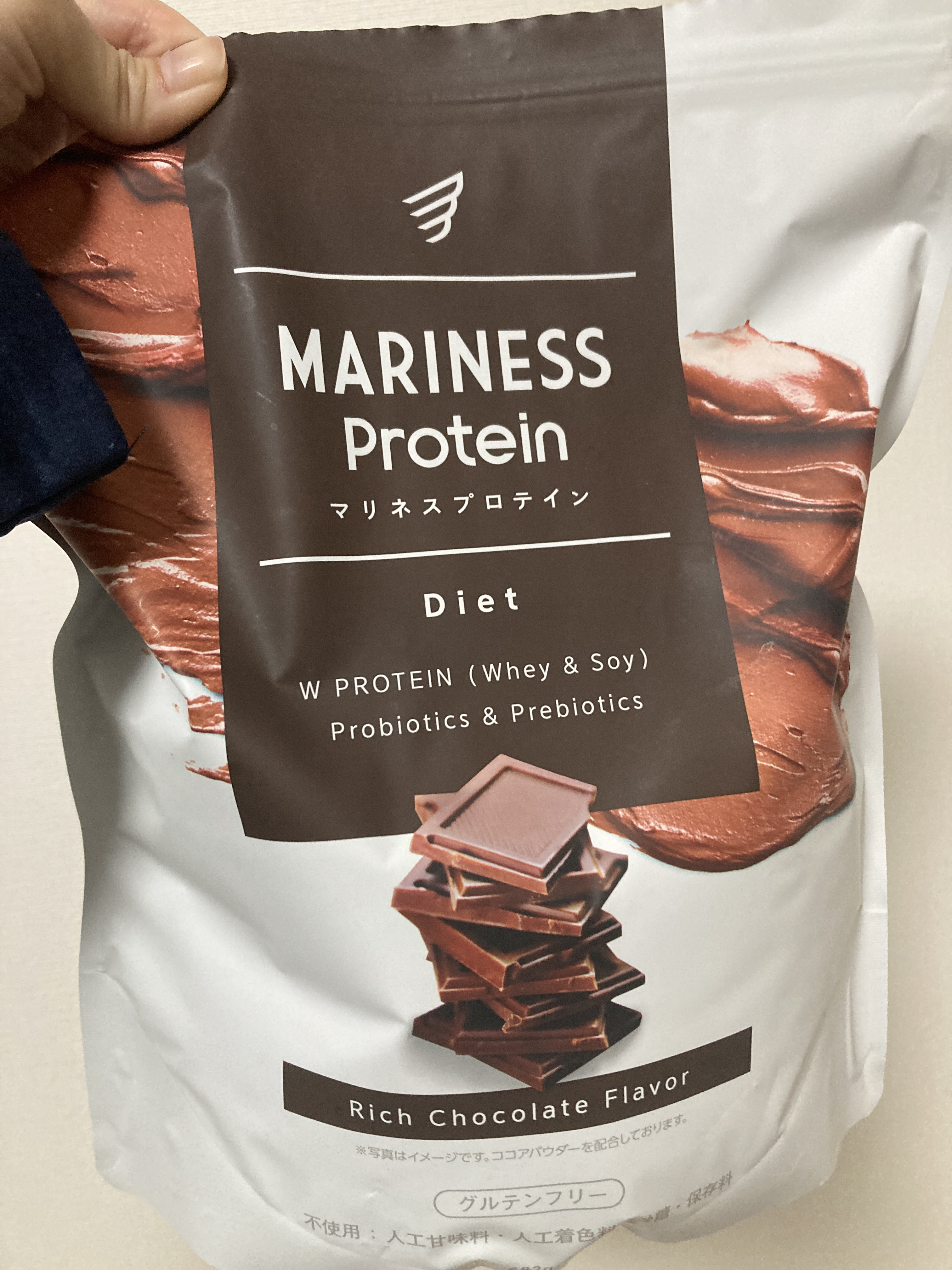 マリネスプロテイン(リッチチョコレートフレーバー)/mariness/その他プロテインを使ったクチコミ（1枚目）