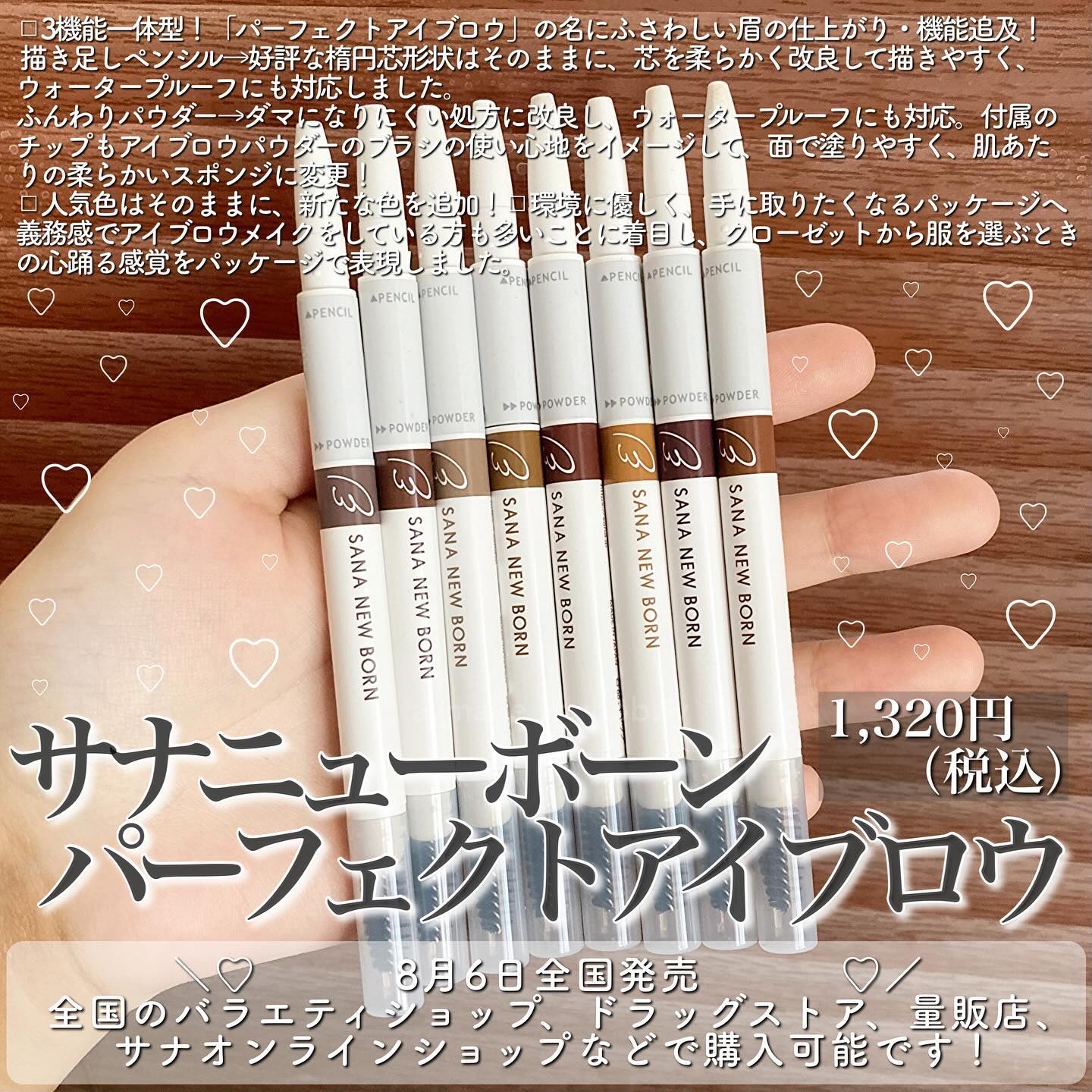 サナ ニューボーン パーフェクトアイブロウ 02 ロイヤルブラウン/サナ ニューボーン/アイブロウペンシルを使ったクチコミ（2枚目）