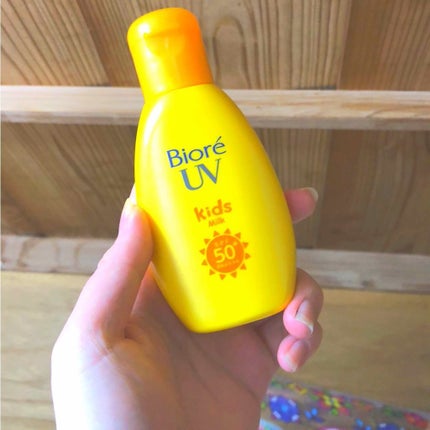 ビオレUV のびのびキッズミルク SPF50+/ビオレ/日焼け止めミルクを使ったクチコミ(1枚目)