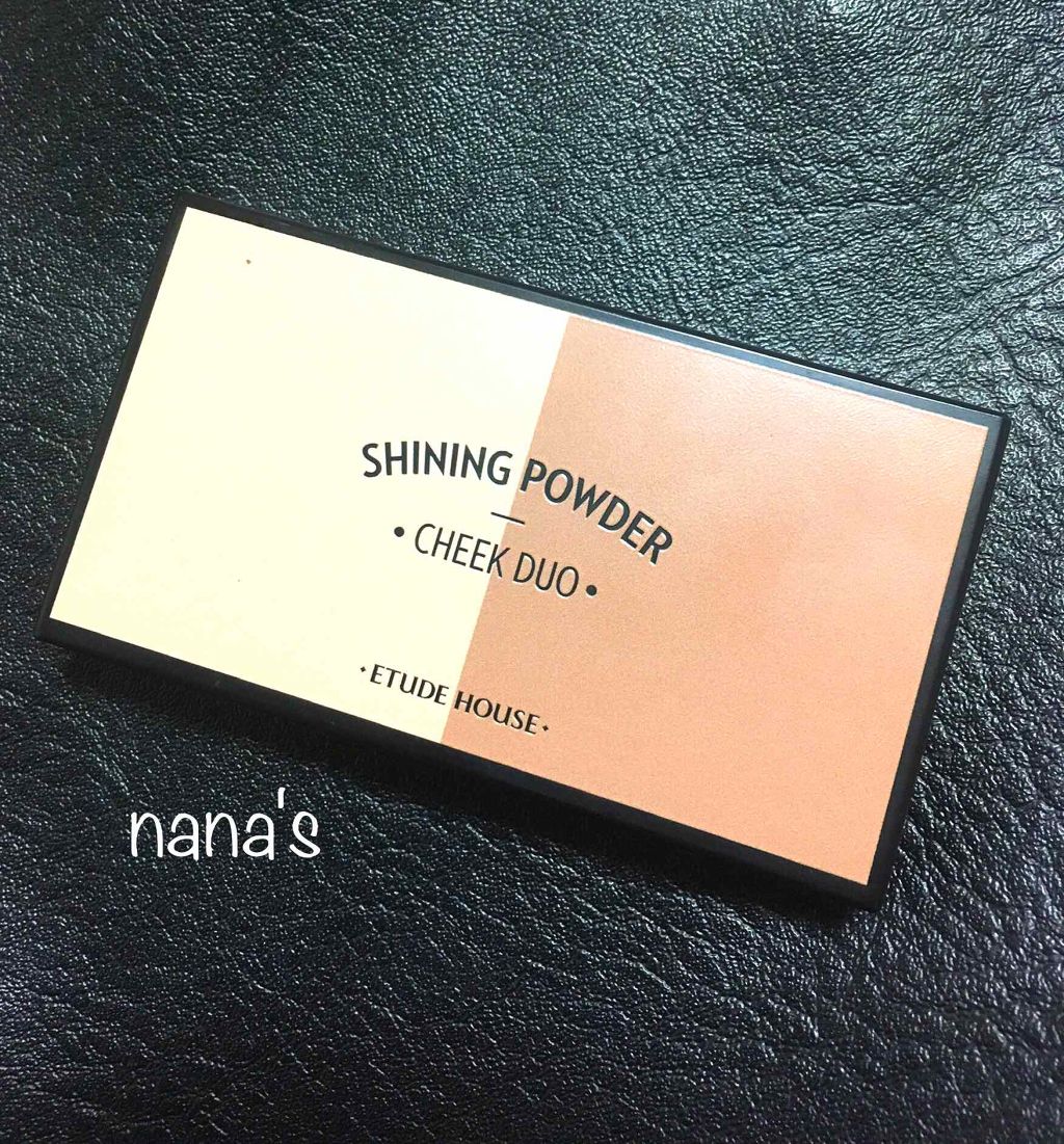 シャイニングパウダーチークデュオ/ETUDE/パウダーチークを使ったクチコミ（1枚目）
