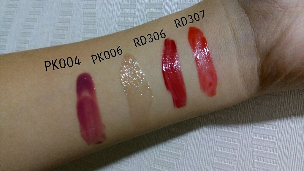 ディアダーリン ウォータージェルティント (アイスティント)/ETUDE/口紅を使ったクチコミ(2枚目)