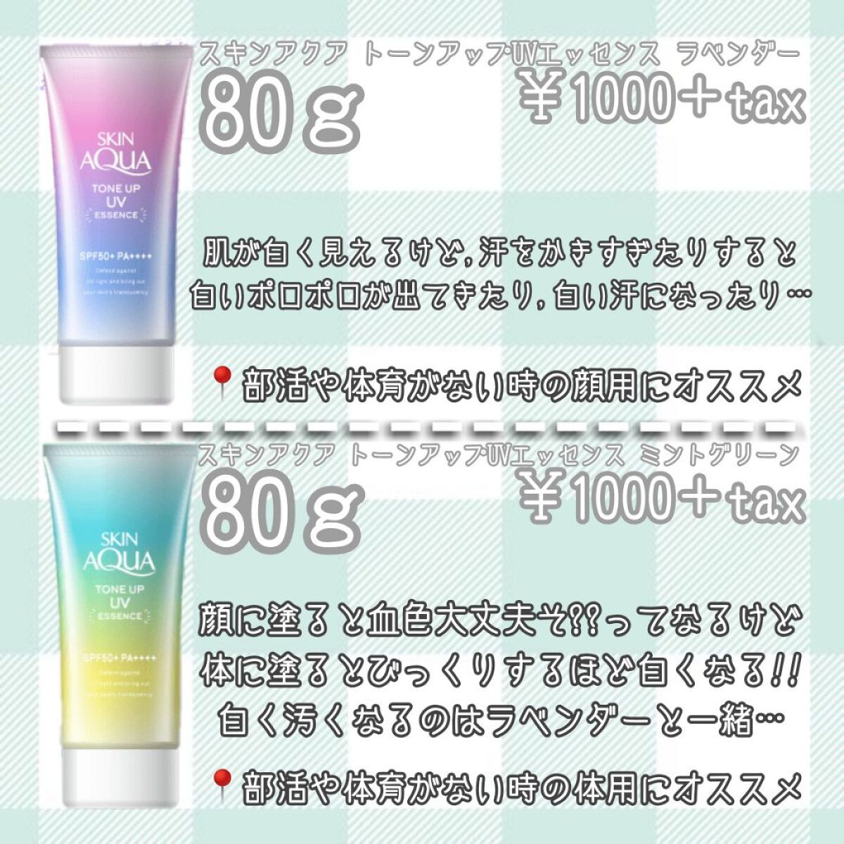 スーパーモイスチャーエッセンス/スキンアクア/日焼け止め・UVケアを使ったクチコミ(2枚目)