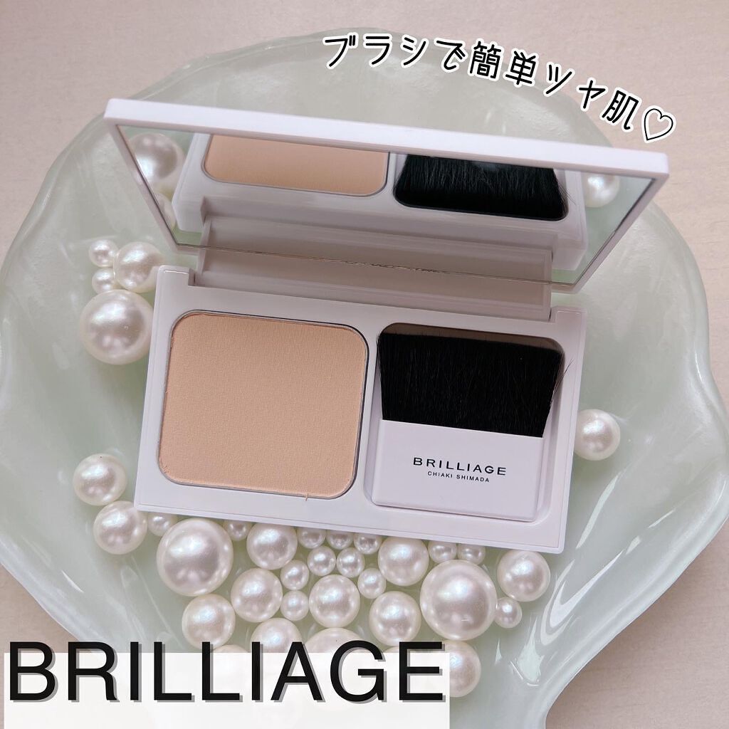 パウダリーファンデーション ソフトシャイニー/ブリリアージュ/パウダーファンデーションを使ったクチコミ(1枚目)