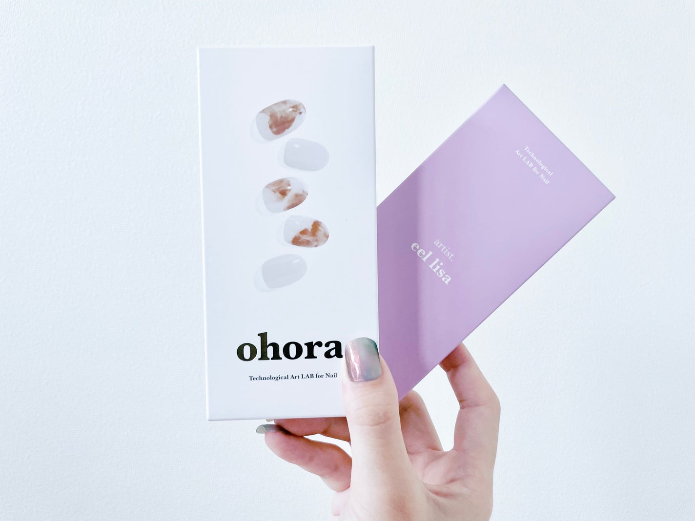 セミキュアジェルネイル(ハンド)/ohora/ネイルシールを使ったクチコミ(1枚目)