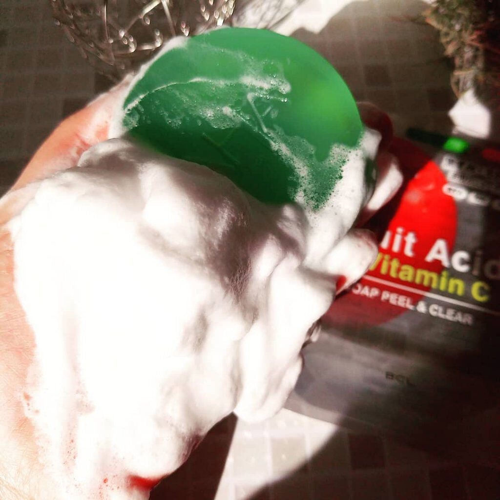 ソープ ピール&クリア/クレンジングリサーチ/洗顔石鹸を使ったクチコミ(3枚目)