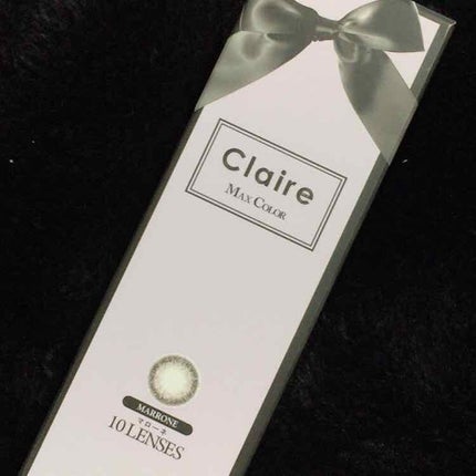 クレアバイマックスカラー/Claire/カラーコンタクトレンズを使ったクチコミ(1枚目)