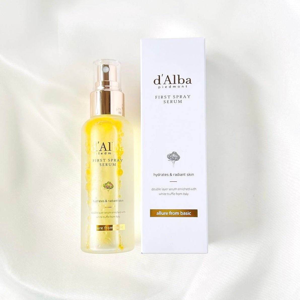 ダルバ ホワイトトリュフファーストスプレーセラム/ダルバ/ミスト状化粧水を使ったクチコミ(1枚目)