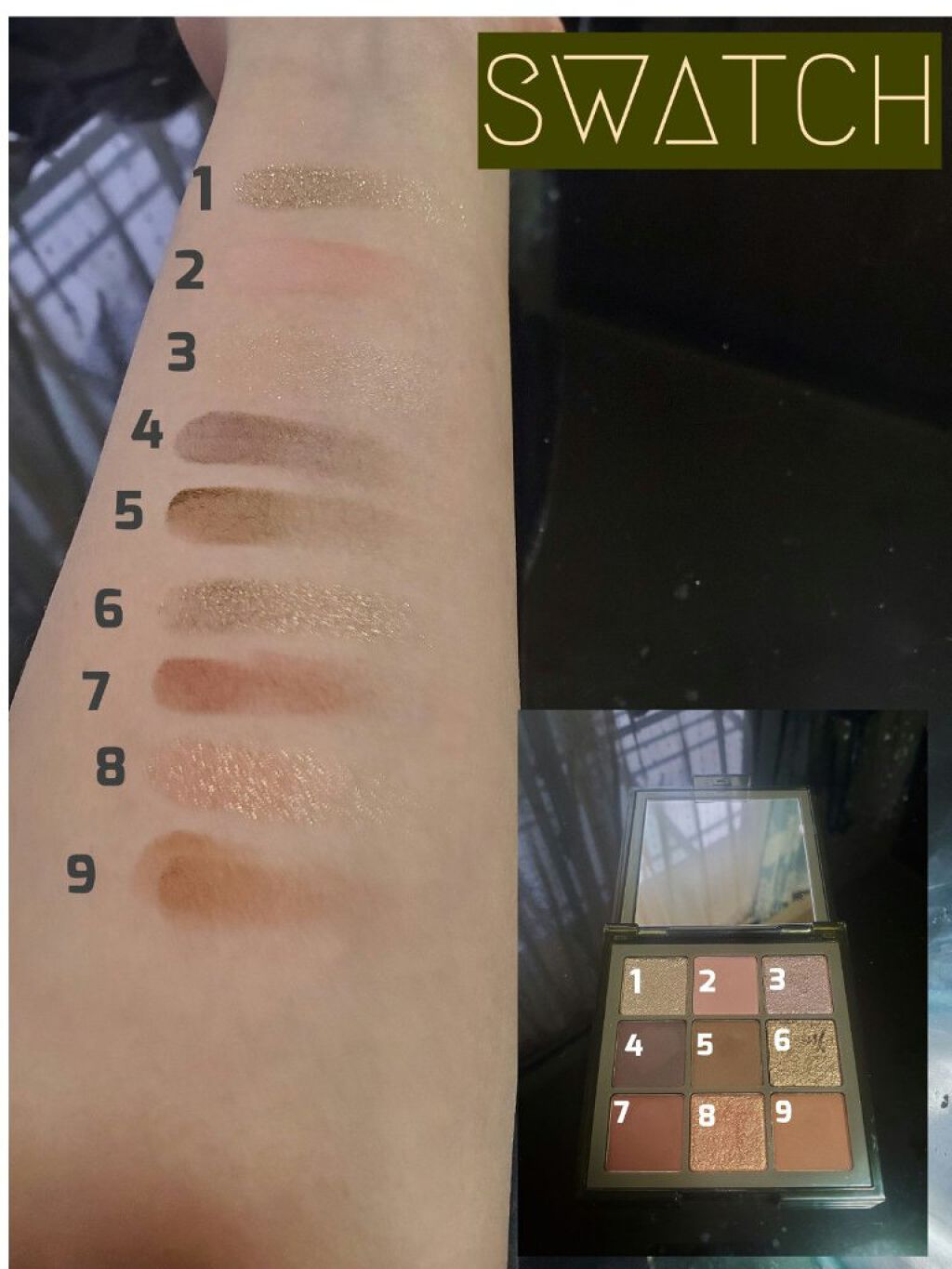 Haze Obsessions/Huda Beauty/アイシャドウパレットを使ったクチコミ（2枚目）