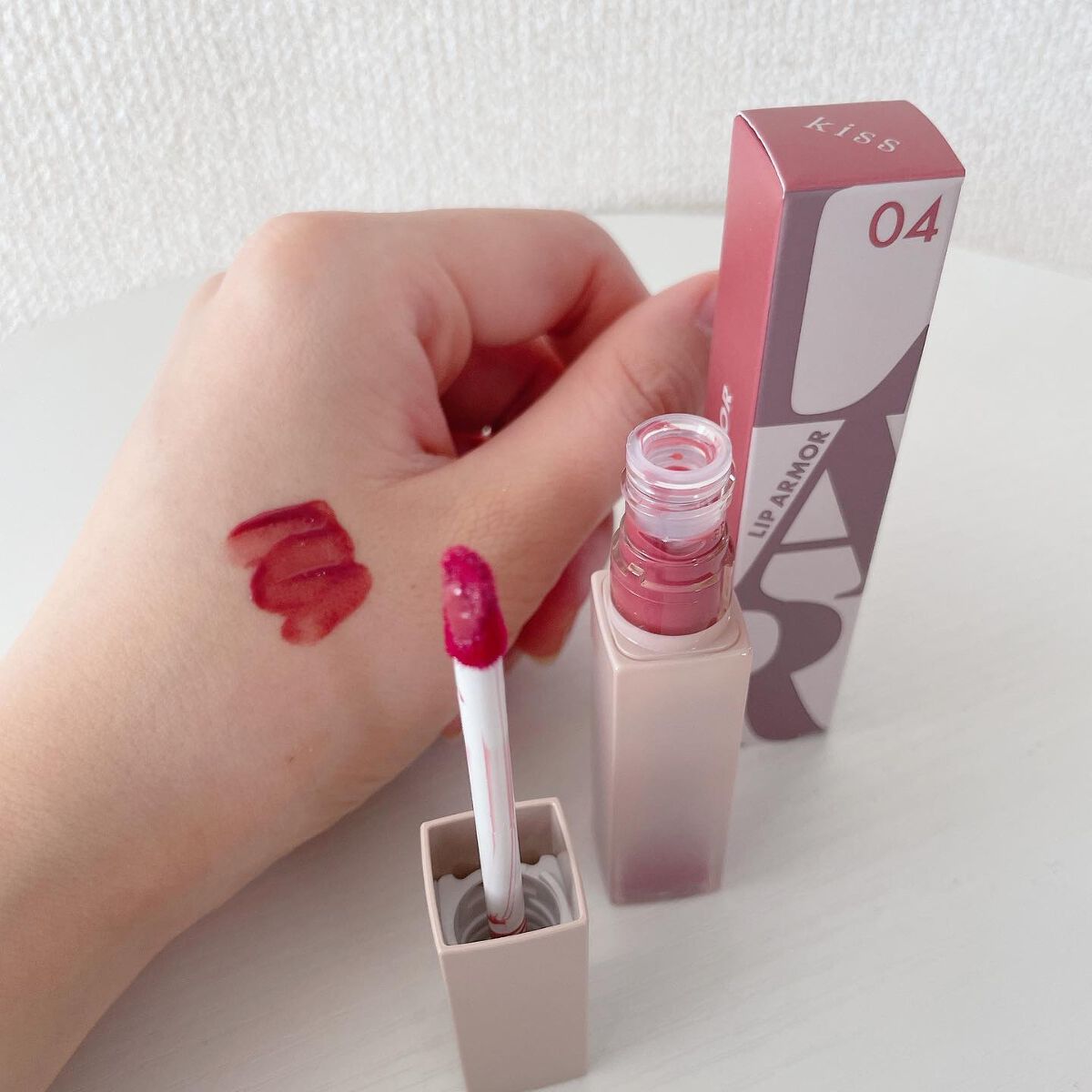 リップアーマー/KiSS/口紅を使ったクチコミ(2枚目)
