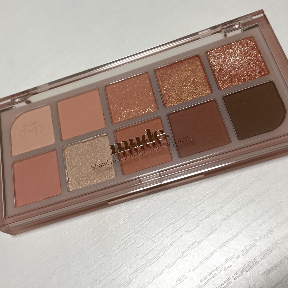 MDショールモーメント アイシャドウパレット/mude./アイシャドウパレットを使ったクチコミ（3枚目）