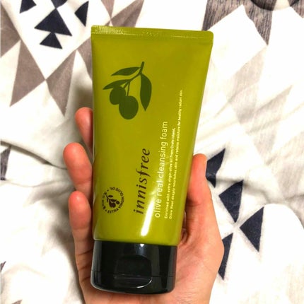 innisfree オリーブ ビタミンE リアル クレンジングフォームのクチコミ「イニスフリー 
オリーブリアルクレンジングフォーム
150ml ¥1100位で購入しました☺︎.....」(1枚目)