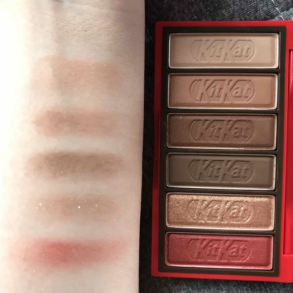 プレイカラーアイズ ミニ #キットカットオリジナル/ETUDE/アイシャドウパレットを使ったクチコミ(4枚目)