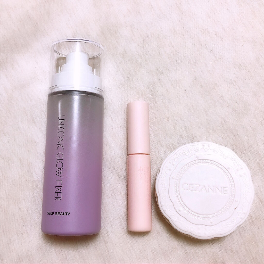 ユニコーン メイクアップグローフィックスミスト/SELF BEAUTY/フィックスミストを使ったクチコミ（3枚目）