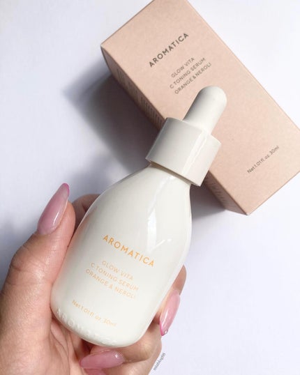 グロービタCトーニングセラム/AROMATICA/美容液を使ったクチコミ(1枚目)