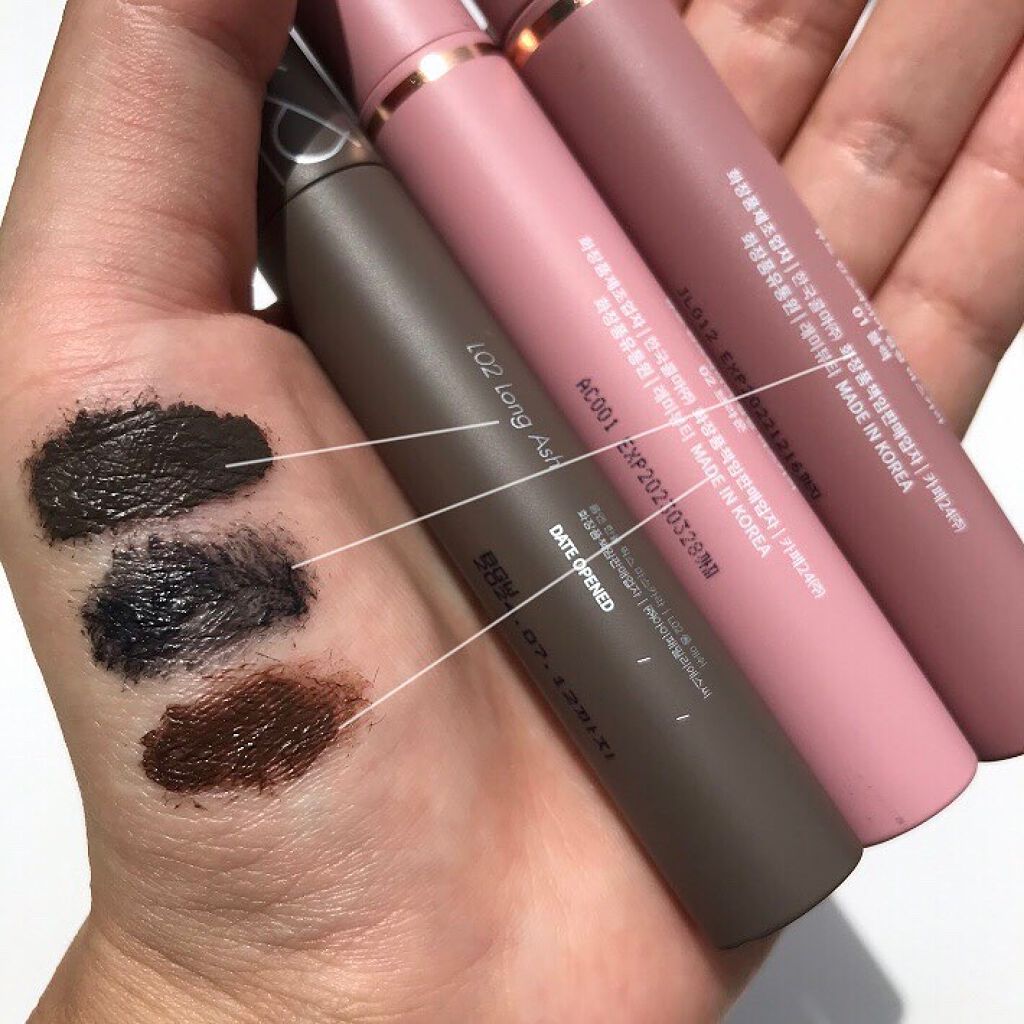 インスパイアロングラッシュ カーリングマスカラ/mude./マスカラを使ったクチコミ（2枚目）