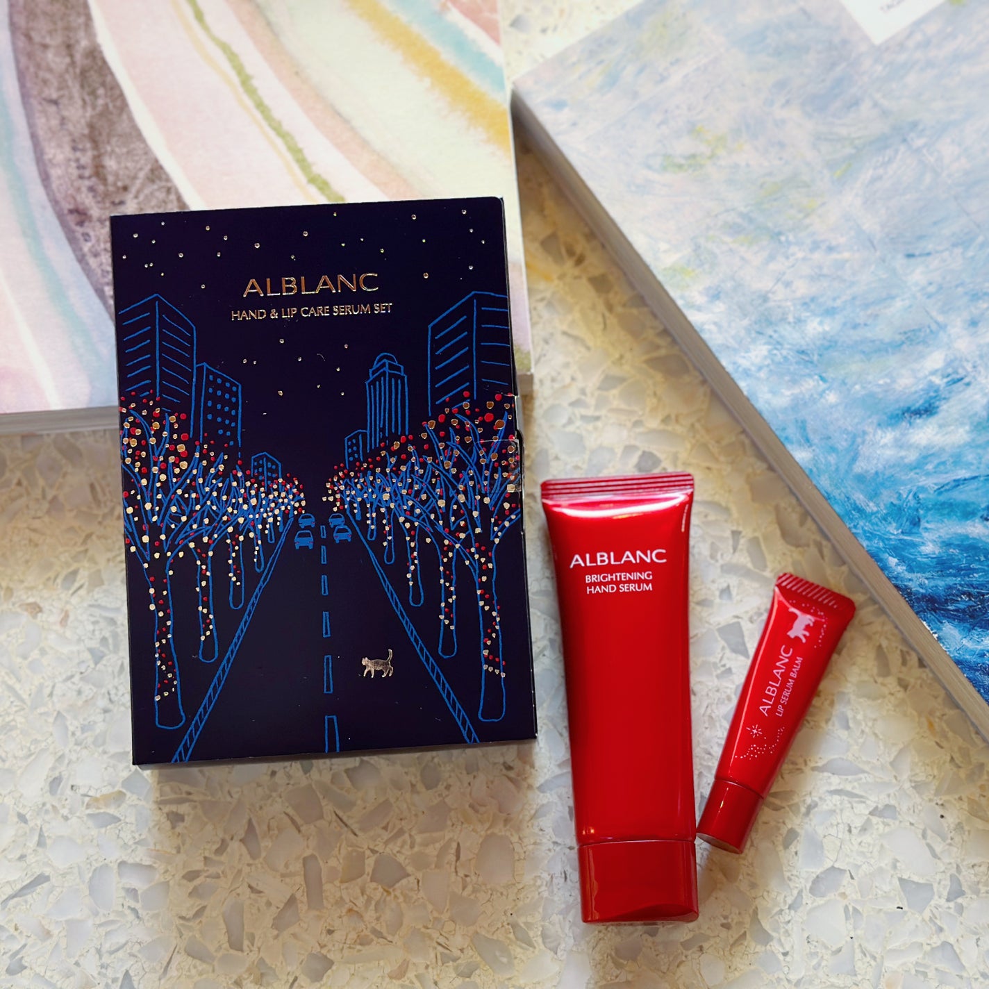ハンド&リップ セラム セット/ALBLANC/その他キットセットを使ったクチコミ(1枚目)