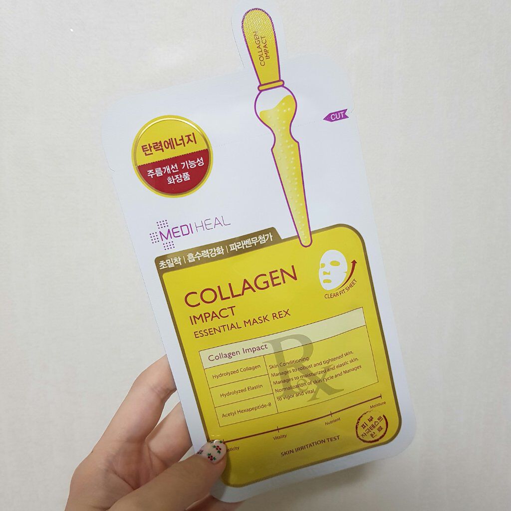 コラーゲン インパクト エッセンシャルマスクEX/MEDIHEAL/シートマスク・パックを使ったクチコミ（1枚目）
